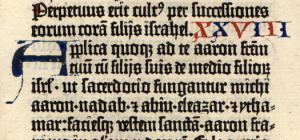 Gutenberg Bible Text